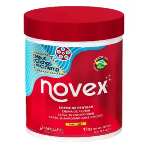 NOVEX intensyviai garbanas formuojantis ir atgaivinantis iššukavimą lengvinanti kaukė1 kg.
